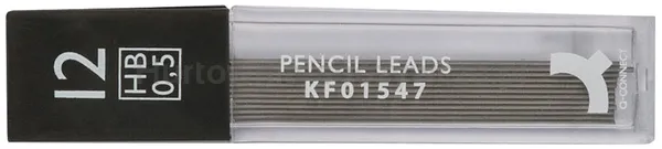 Grafity do ołówków Q-CONNECT 0,5mm, HB