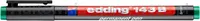 Edding Foliopis E-143 B 1-3Mm, Zielony - 2