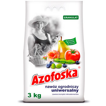 Azofoska Nawóz Ogrodniczy Uniwersalny Granulat 3Kg Worek