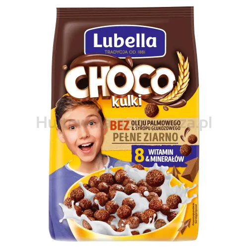 Lubella Mlekołaki Choco Kulki Zbożowe O Smaku Czekoladowym 500 G