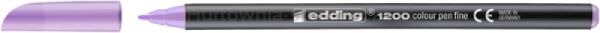Pisak z cienką końcówką e-1200 EDDING, 1 mm, jagodowo-lawendowy