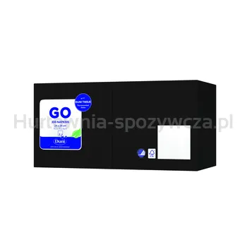 Duni serwetki 2W 24x24 cm czarne - 300 szt.