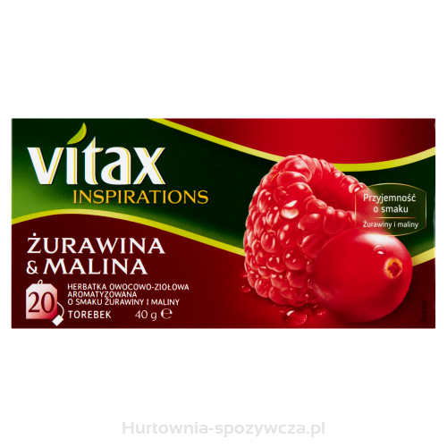 Herbata Vitax Inspiracje Żurawina&AmpMalina 20S