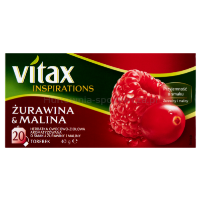 Vitax Herbata Inspiracje ŻurawinaMalina 20S