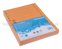 Donau Przekładka karton A4, 235x300mm, 1-10, 1 karta, pomarańczowa  - 2
