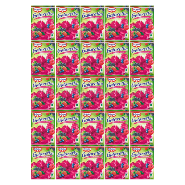 Dr.Oetker Galaretka Owoce Leśne 72 G x 25 sztuk
