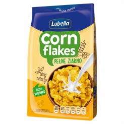 Lubella Corn Flakes Pełne Ziarno Płatki Kukurydziane 500 G