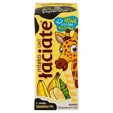 Łaciate Mleko UHTSmakowe Bananowe 200Ml
