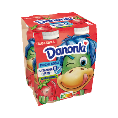 Danonki Drink Truskawka 4x100g