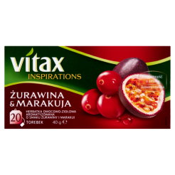 Herbata Vitax Inspiracje Żurawina&AmpMarakuja 20S