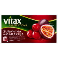 Vitax Herbata Inspiracje ŻurawinaMarakuja 20S