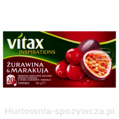 Herbata Vitax Inspiracje Żurawina&AmpMarakuja 20S