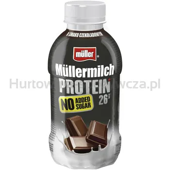 Mullermilch Napój Mleczny Protein No Added Sugar Mix Smaków Czekoladowy Oraz Bananowym400G