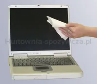 Ściereczki do czyszczenia ekranów Q-CONNECT, tuba, 100szt. - 2