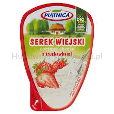 Piątnica Serek Wiejski Z Truskawką 150G