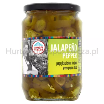 Casa Del Sur Papryka jalapeno zielona krojona 670g