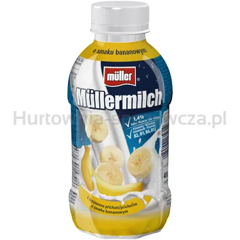 Mullermilch Napój Mleczny Bananowy 400G