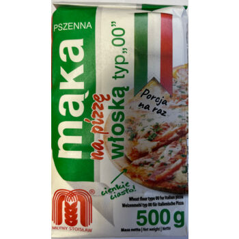 Młyny Stoisław Mąka pszenna na pizzę włoską typ "00" 0,5 kg