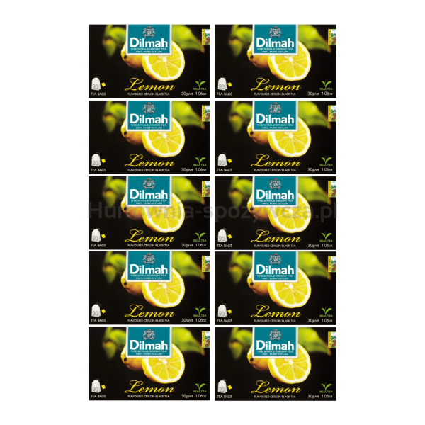 Dilmah Herbata Lemon Flavoured Black Tea 20X1,5 G