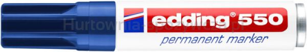 Edding Marker permanentny e-550 3-4 mm, niebieski  - 2