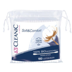Patyczki Higieniczne Cleanic Soft&AmpComfort 160 Szt.