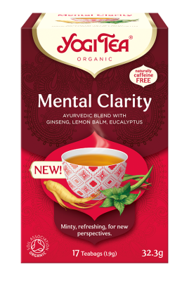 Herbatka Ajurwedyjska Jasność Umysłu (Mental Clarity) Bio (17 X 1,9 G) 32,3 G - Yogi Tea [BIO]