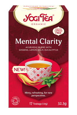 Herbatka Ajurwedyjska Jasność Umysłu (Mental Clarity) Bio (17 X 1,9 G) 32,3 G - Yogi Tea [BIO]