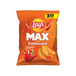 Lay's MAX Karbowane Chipsy o smaku paprykowym 40g