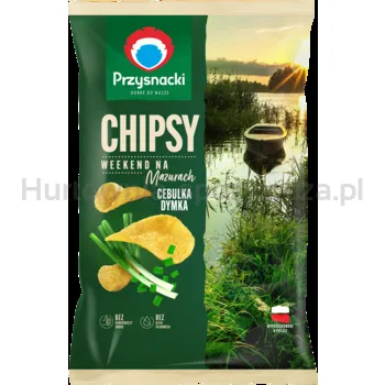 Przysnacki chipsy Weekend na Mazurach o smaku cebulki dymki