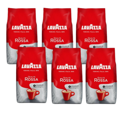 Lavazza Kawa Ziarnista Qualita Rossa 1000G x 6szt.