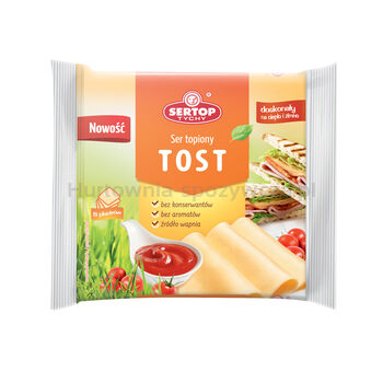 Sertop Ser Topiony Tost plastry 130 g 