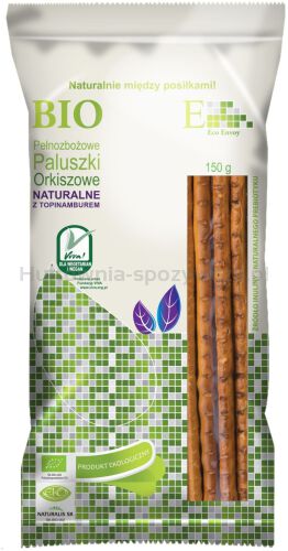 Paluszki Orkiszowe Pełnoziarniste Naturalne Z Topinamburem Bio 150 G - Envoy [BIO]