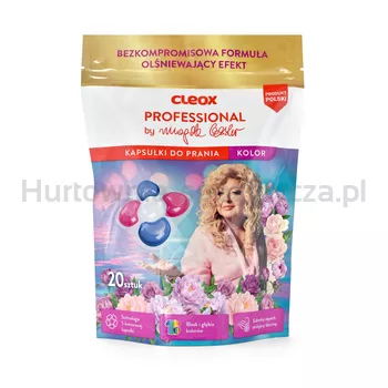 Cleox Professional by Magda Gessler Kapsułki do prania 5-komorowe kolor 20 szt.