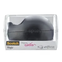 Dyspenser do taśm SCOTCH® Magic™ (C36-B-EU) projektu Karim Rashid, czarny, taśma GRATIS - 2