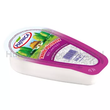 Piątnica Twaróg półtłusty bez laktozy klinek 250 g