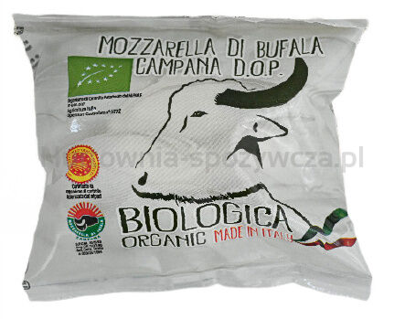 Mozzarella Di Bufala (Z Mleka Bawolego) Kulka Bio 250 G (125 G) - Biologica [BIO]