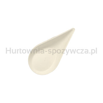 Fingerfood Talerze Z Trzciny Cukrowej, Pure, 10,5 Cm X 5,7 Cm, Kolor: Biały, Drop, 50 Szt