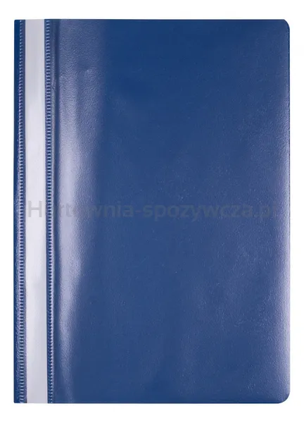Skoroszyt OFFICE PRODUCTS, PP, A4, miękki, 100/170mikr., granatowy