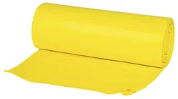 Worki na śmieci DONAU HOME, do segregacji, plastik (LDPE), 120l, 10 szt., żółte