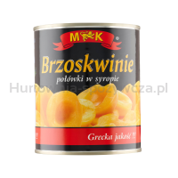 Mk Brzoskwinie Połówki W Lekkim Syropie 820G
