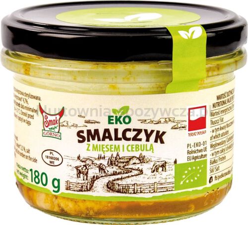 Smalczyk Z Mięsem I Cebulką Bio 180 G - Smak Eko [BIO]