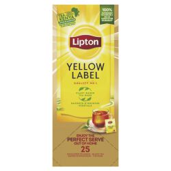 Herbata LIPTON czarna, Yellow Label, 25 kopert