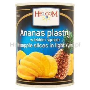 Ananas Plastry Helcom 565 G Puszka Greek Trade