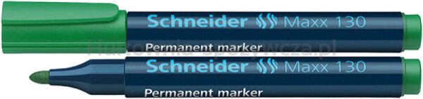Schneider Marker permanentny Maxx 130, okrągły, 1-3mm, zielony 
