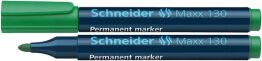 Schneider Marker permanentny Maxx 130, okrągły, 1-3mm, zielony 