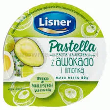 Lisner Pasta Jajeczna Z Awokado 80G