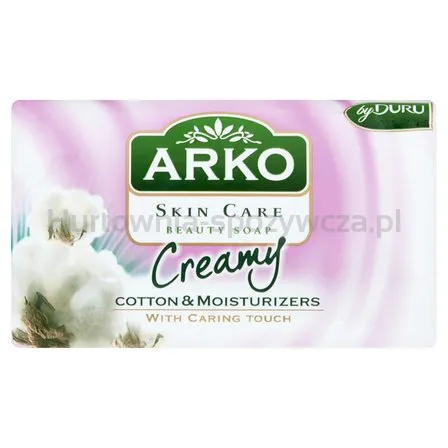 Arko Mydło Creamy wzbogacone ekstraktem z bawełny 90g