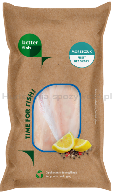 Better Fish Morszczuk Argentyński Filet Bez Skóry Mrożony 450 G [BIO]