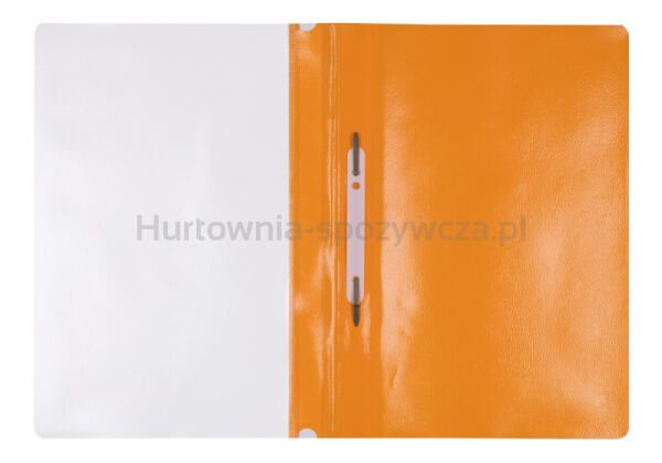 Skoroszyt OFFICE PRODUCTS, PP, A4, miękki, 100/170mikr., pomarańczowy - 2