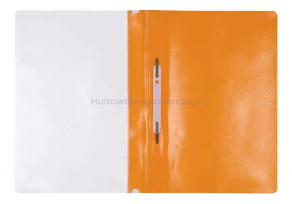 Skoroszyt OFFICE PRODUCTS, PP, A4, miękki, 100/170mikr., pomarańczowy - 2